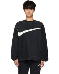 schwarzes Fleece-Sweatshirt von Nike