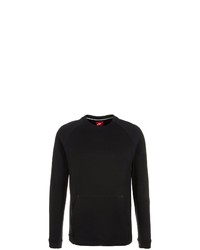 schwarzes Fleece-Sweatshirt von Nike Sportswear