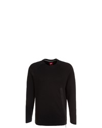 schwarzes Fleece-Sweatshirt von Nike Sportswear
