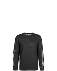 schwarzes Fleece-Sweatshirt von Puma