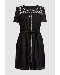 schwarzes Folklore Kleid von NEXT