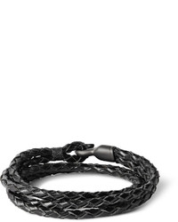 schwarzes geflochtenes Armband von Miansai