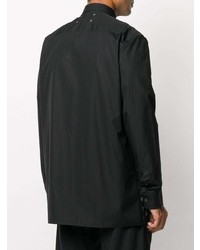 schwarzes gepunktetes Langarmhemd von Maison Margiela