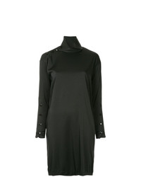 schwarzes gerade geschnittenes Kleid von 08sircus