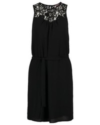 schwarzes gerade geschnittenes Kleid von Anna Field