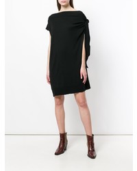 schwarzes gerade geschnittenes Kleid von MM6 MAISON MARGIELA