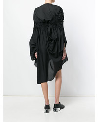 schwarzes gerade geschnittenes Kleid von Junya Watanabe