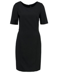 schwarzes gerade geschnittenes Kleid von Benetton