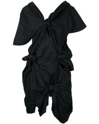 schwarzes gerade geschnittenes Kleid von Comme des Garcons