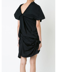 schwarzes gerade geschnittenes Kleid von Comme des Garcons
