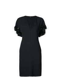 schwarzes gerade geschnittenes Kleid von Derek Lam