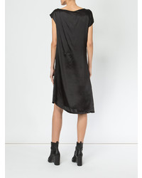 schwarzes gerade geschnittenes Kleid von Ann Demeulemeester