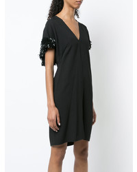 schwarzes gerade geschnittenes Kleid von Derek Lam