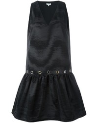 schwarzes gerade geschnittenes Kleid von Kenzo