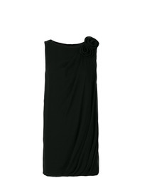 schwarzes gerade geschnittenes Kleid von Lanvin