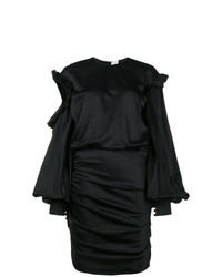 schwarzes gerade geschnittenes Kleid von Magda Butrym