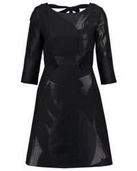 schwarzes gerade geschnittenes Kleid von Max Mara