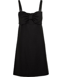schwarzes gerade geschnittenes Kleid von Moschino