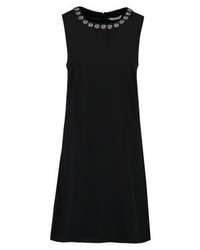schwarzes gerade geschnittenes Kleid von Only