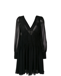 schwarzes gerade geschnittenes Kleid von Stella McCartney