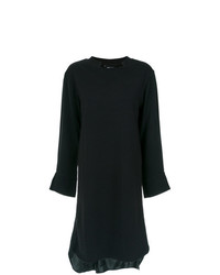 schwarzes gerade geschnittenes Kleid von Uma Raquel Davidowicz