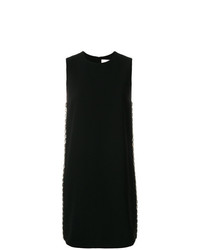 schwarzes gerade geschnittenes Kleid von Victoria Victoria Beckham