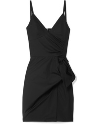 schwarzes gerade geschnittenes Kleid von Victoria Victoria Beckham
