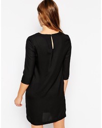 schwarzes gerade geschnittenes Kleid von Vila