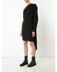 schwarzes gerade geschnittenes Kleid von Gareth Pugh