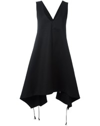 schwarzes gerade geschnittenes Kleid von Y-3