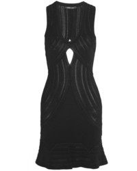 schwarzes Häkel Trägerkleid von Roberto Cavalli