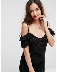 schwarzes Häkelkleid von Asos