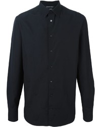 schwarzes Hemd von Alexander McQueen