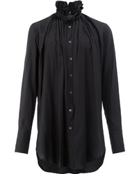 schwarzes Hemd von Ann Demeulemeester