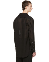 schwarzes Hemd von Ann Demeulemeester