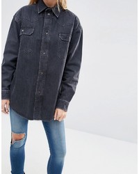 schwarzes Hemd von Asos