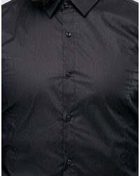 schwarzes Hemd von Hugo Boss