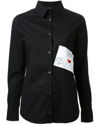 schwarzes Hemd von Love Moschino