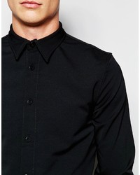 schwarzes Hemd von han