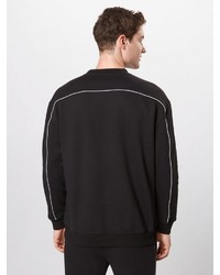 schwarzes horizontal gestreiftes Sweatshirt von Urban Classics