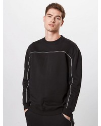 schwarzes horizontal gestreiftes Sweatshirt von Urban Classics