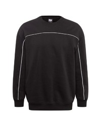 schwarzes horizontal gestreiftes Sweatshirt von Urban Classics