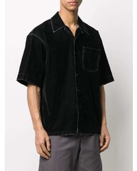 schwarzes Jeans Kurzarmhemd von Marni