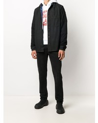 schwarzes Jeanshemd von Off-White