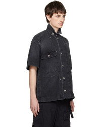 schwarzes Jeanshemd von Sacai