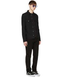 schwarzes Jeanshemd von BLK DNM