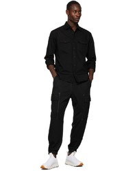 schwarzes Jeanshemd von Z Zegna