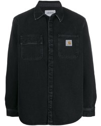 schwarzes Jeanshemd von Carhartt WIP