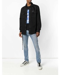 schwarzes Jeanshemd von Off-White