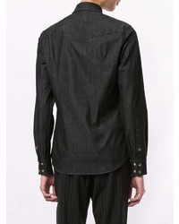 schwarzes Jeanshemd von Dolce & Gabbana